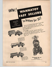 1950 PAPER AD Wannatoy Toy