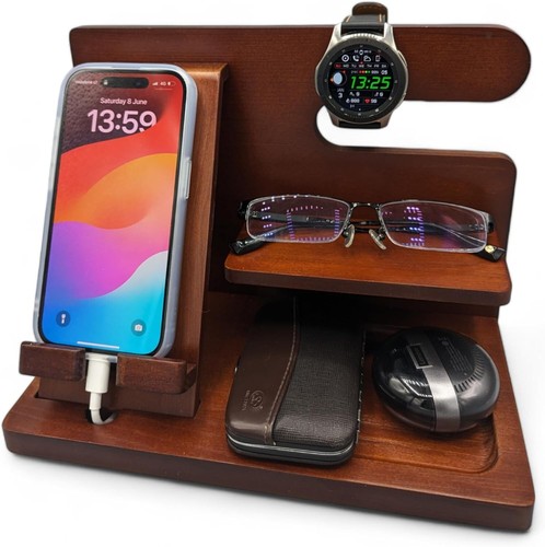 Bedside organiser with phone - bedside,