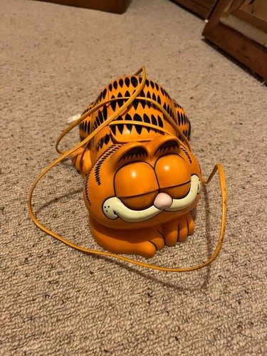 Vintage garfield phone tested - garfield, phone,