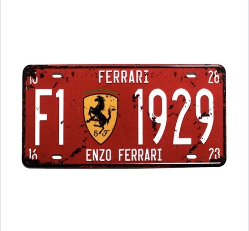 Vintage look ferrari wall - ferrari,