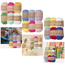 6 Pieces Knitted Yarn