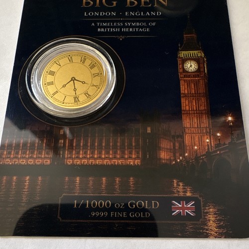 Big ben 1000 - 1/1000, gold