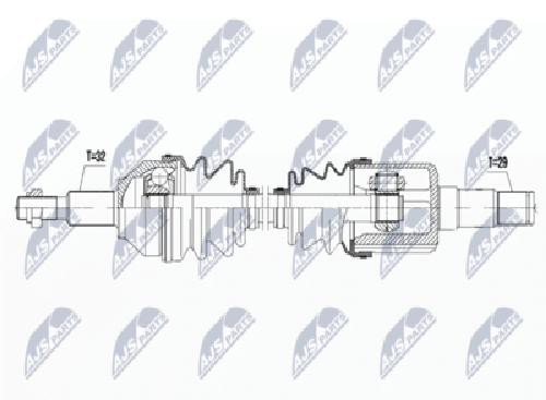 Genuine nty drive shaft - genuine,