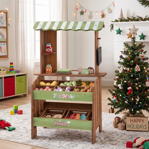 Kids farm market stand - market, play