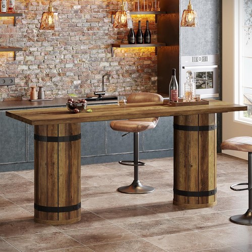 Rectangular bar table - 70.9",