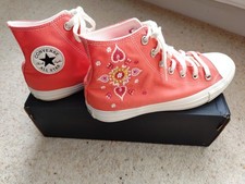 Converse Allstar Hi-Tops UK 6 (Peach/Orange)