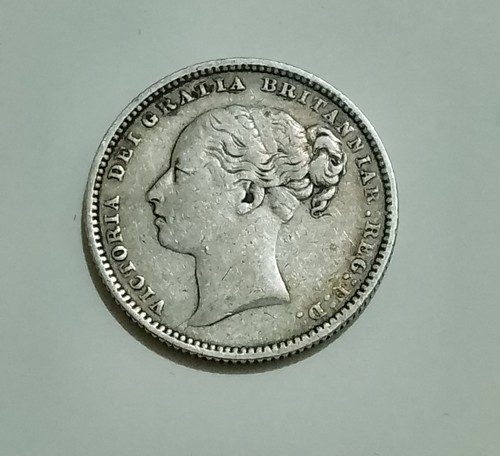 1884 shilling british coin - shilling,