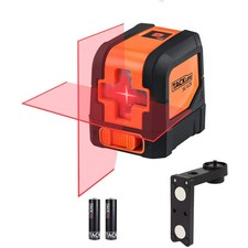 50 Ft Horizontal and Vertical Cross Line Laser Self Leveling Magnetic Wall Mount