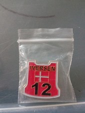 Neils Kristian Iversen Speedway GP Race Bib Gold Speedway Badge