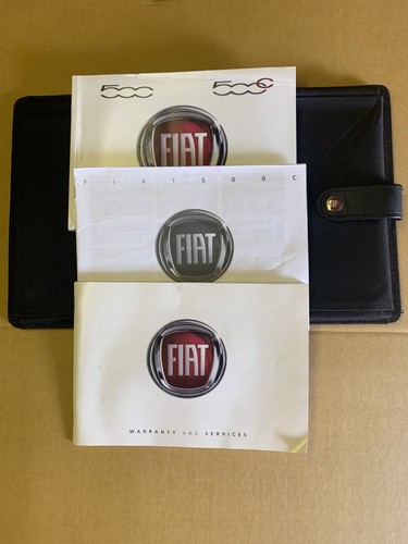 Fiat service book - book, stamped