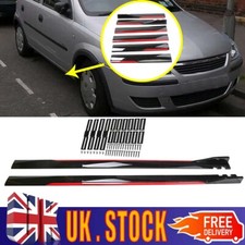 79" Extension Side Skirt Rocker Splitter Lip For Vauxhall Corsa VXR Astra J K H