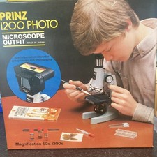 Prinz 1200 Telescope Chemistry Set  Vintage Fantastic Condition For Vintage Set.