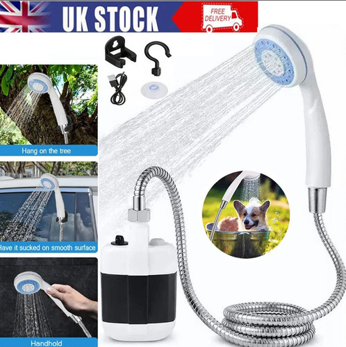 Portable camping shower usb - portable,