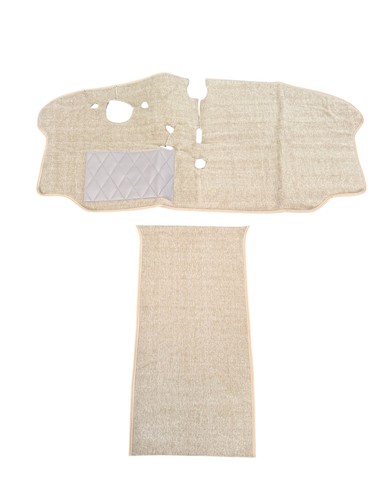 Beige velour carpet floor mats - floor,