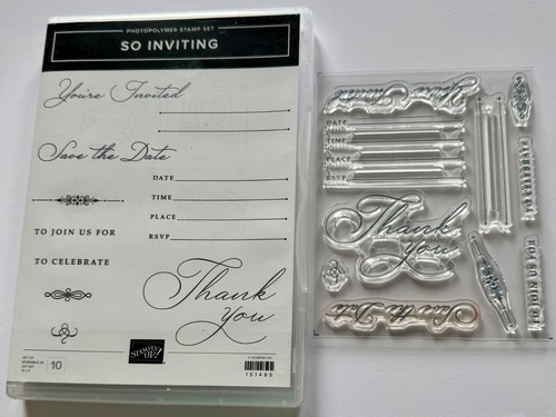 Stampin inviting stamp - up, so