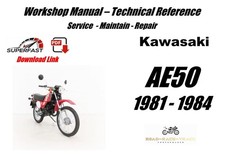 Kawasaki AE50   Service Repair