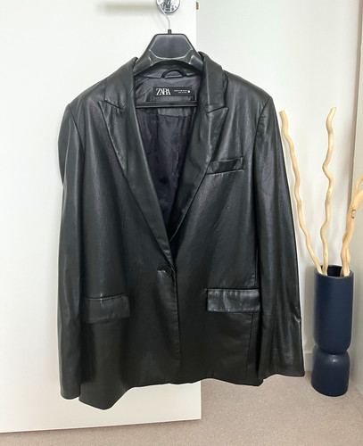 Zara women black faux - zara, women's