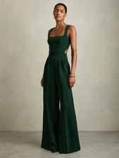 REISS Dion Wide-Leg Cut-Out