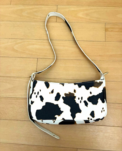 Cow print baguette small - print,