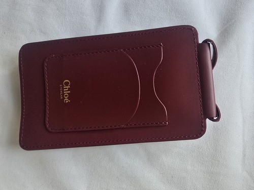 Chloe eyewear burgundy pouch - chloe,