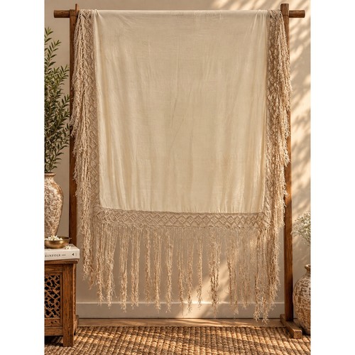 Vintage spanish silk hand - silk,