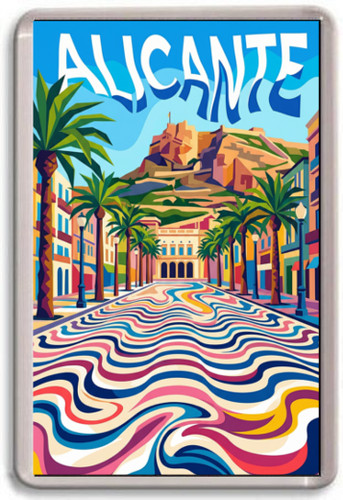 Fridge magnet alicante - magnet,