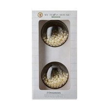 White Pearl Glass Christmas