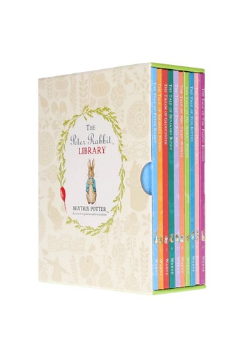 Peter rabbit library coloured - peter,