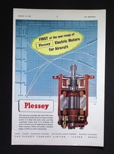 Original 1953 Advert Plessey