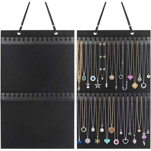 Felt hanging jewelry organizer - felt,