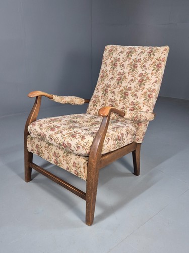 Vintage lounge chair - chair, floral