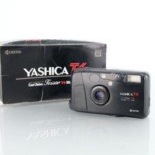 Yashica T4 Compact Film Camera Carl Zeiss Tessar 35mm f/3.5 Point&Shoot *READ*