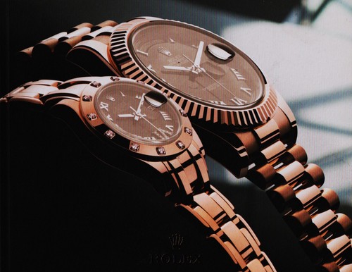 Rolex watch catalogue with - catalogue,