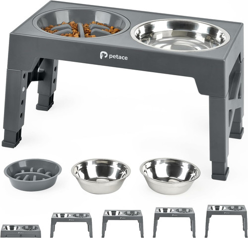 Elevated dog bowls for large - dog,