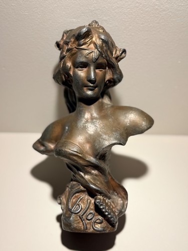 Vintage art nouveau spelter - vintage,