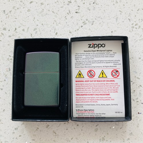 Gun metal zippo - zippo, lighter