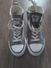 LADIES FILA Blue CANVAS LACE-UP SHOES  UK 4-37 NEW