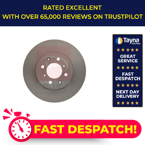 Brake discs pair vented - 2x,