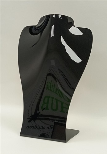 Elegant black plastic jewelry - elegant,