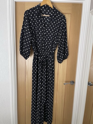 Women black white spotty - &,