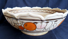 RARE Large Crown Ducal Bowl. Fruit Border 5802. Signed C Rhead. Late 1930s