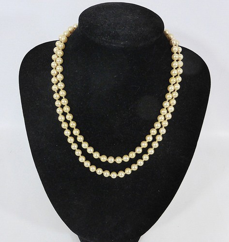 Vintage lotus simulated pearl - lotus,