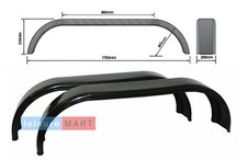 A Pair of 8" X 69" Tandem