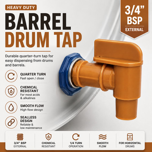 Barrel drum tap bsp - drum,
