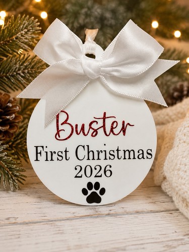 Dog first christmas - dog,