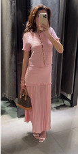 BNWT Zara Pink Combined Knit