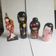 Vintage Japanese Kokeshi Dolls