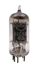 Mullard British Made ECC82 12AU7 Long Plate Valve Tube K61 R8C (V63)