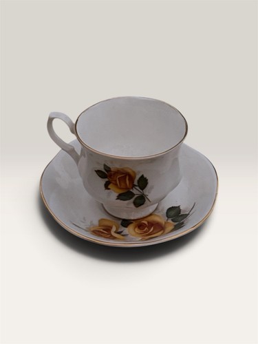 Royal vale bone china - royal, yellow