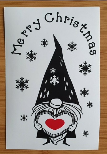 Merry christmas gnome tomte - merry,